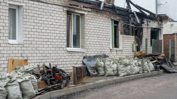 Professional Fire Damage Removal technician working in Stevenson, WA